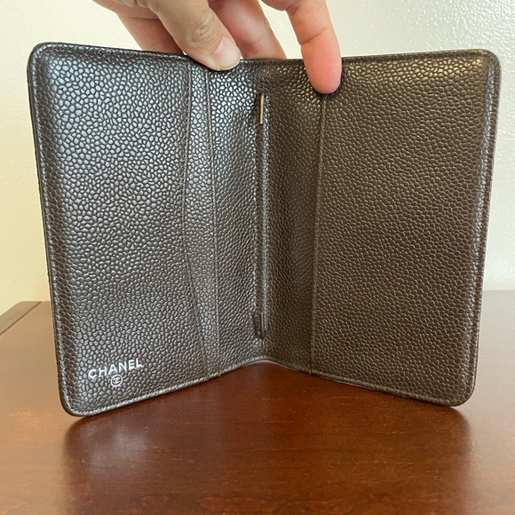 Chanel Caviar Leather Passport Case Brown - Picture 5 of 5